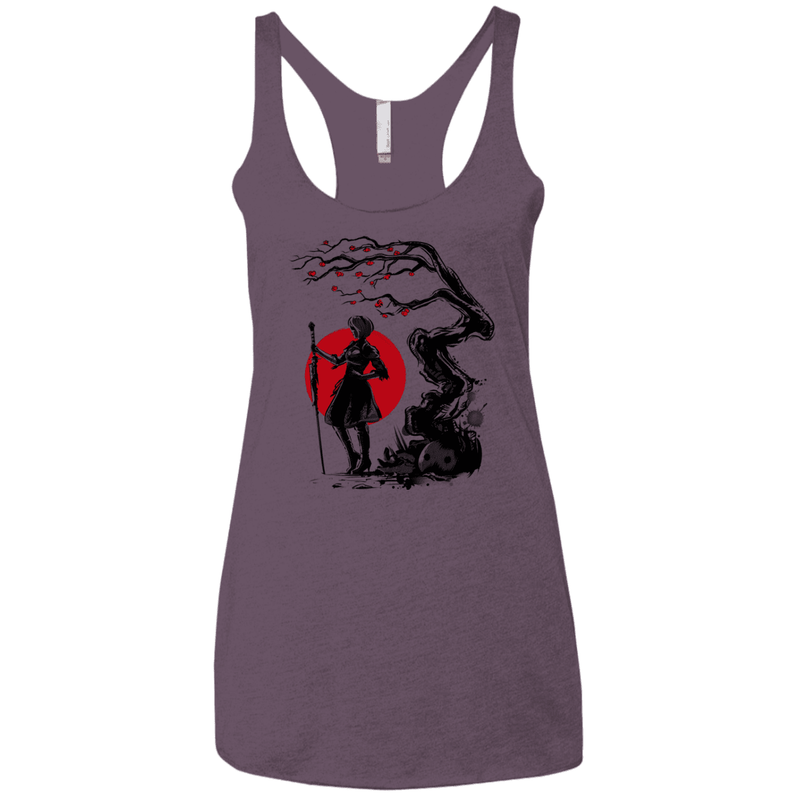 T-Shirts Vintage Purple / X-Small 2B Under the Sun Women's Triblend Racerback Tank