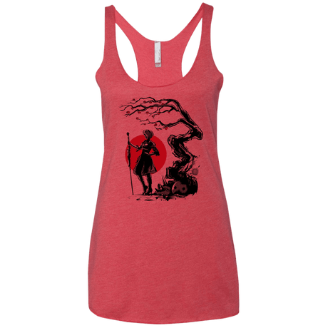 T-Shirts Vintage Red / X-Small 2B Under the Sun Women's Triblend Racerback Tank