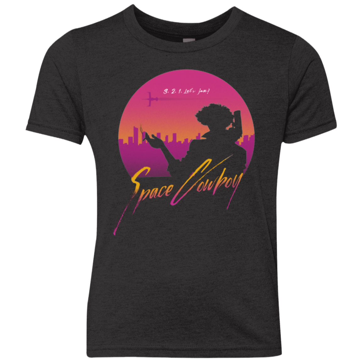T-Shirts Vintage Black / YXS 3, 2, 1, Let's jam! Youth Triblend T-Shirt