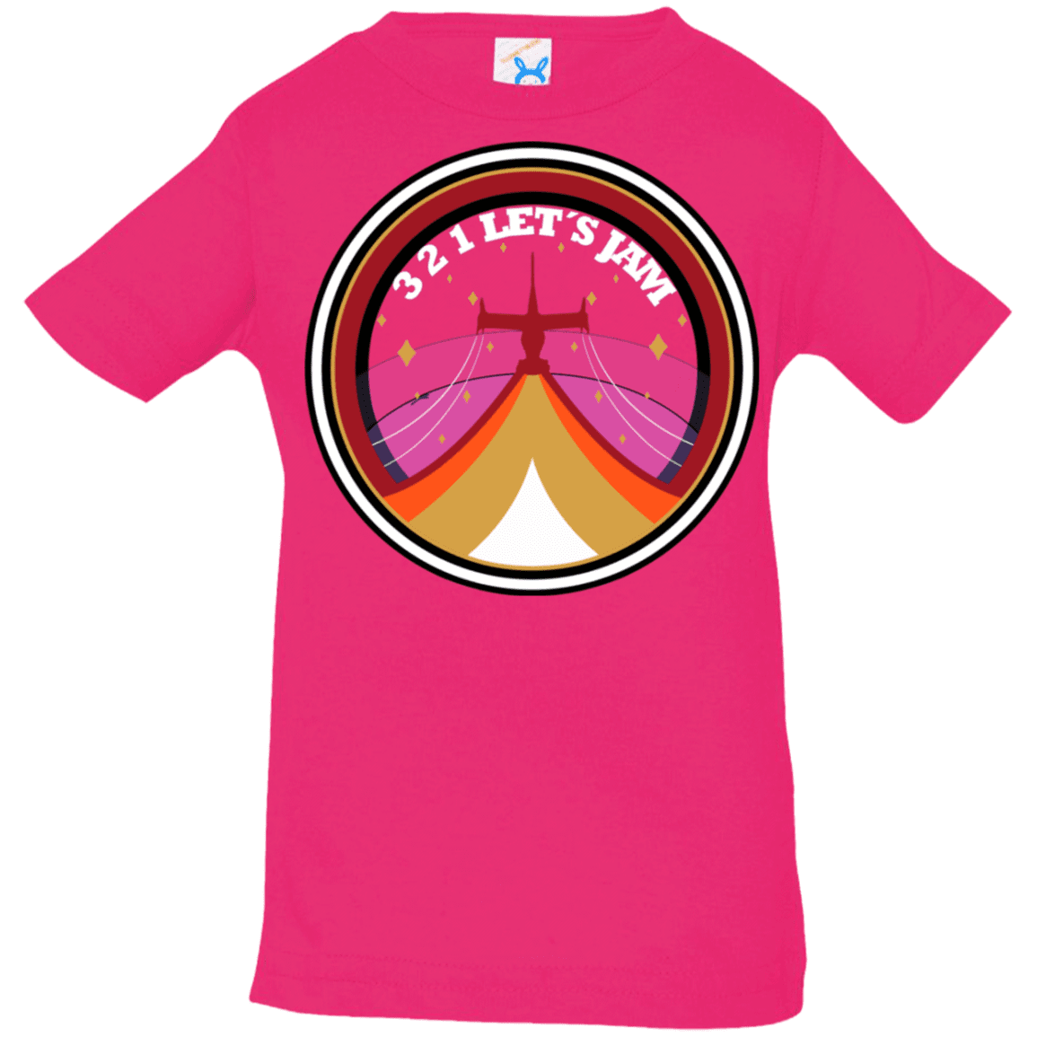T-Shirts Hot Pink / 6 Months 3 2 1 Lets Jam Infant Premium T-Shirt