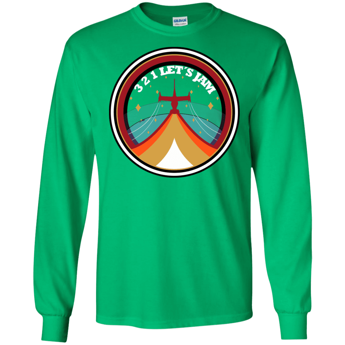 T-Shirts Irish Green / S 3 2 1 Lets Jam Men's Long Sleeve T-Shirt