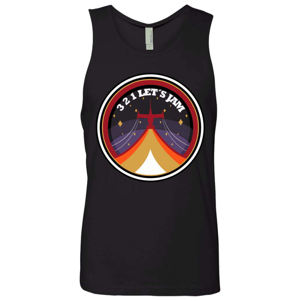 T-Shirts Black / S 3 2 1 Lets Jam Men's Premium Tank Top