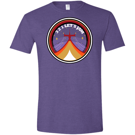T-Shirts Heather Purple / S 3 2 1 Lets Jam Men's Semi-Fitted Softstyle
