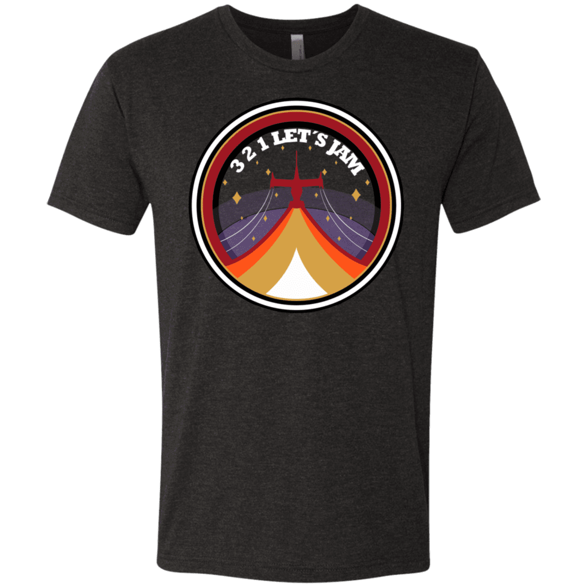 T-Shirts Vintage Black / S 3 2 1 Lets Jam Men's Triblend T-Shirt