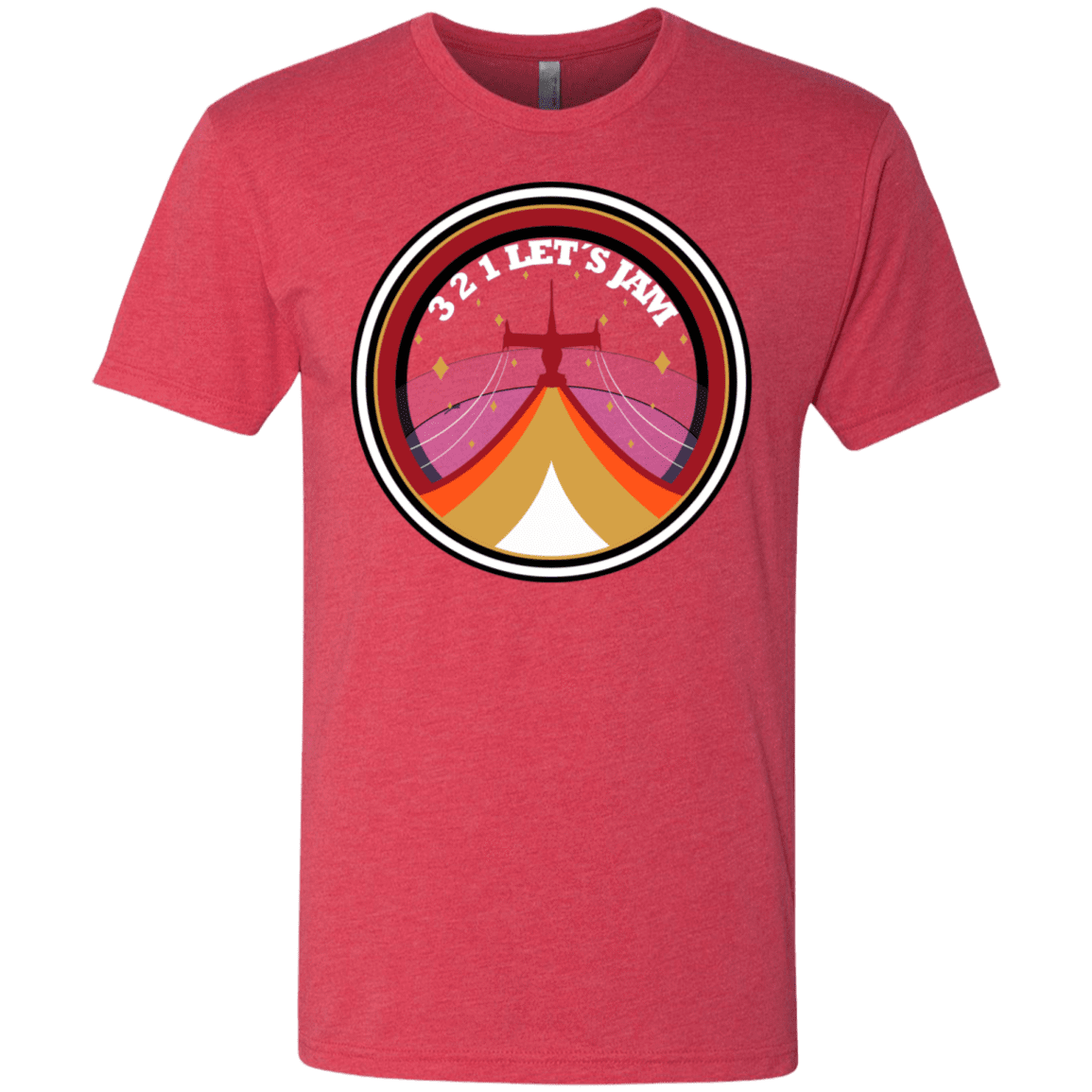 T-Shirts Vintage Red / S 3 2 1 Lets Jam Men's Triblend T-Shirt