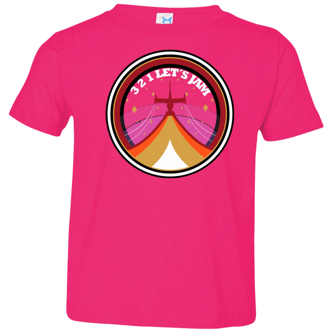 T-Shirts Hot Pink / 2T 3 2 1 Lets Jam Toddler Premium T-Shirt