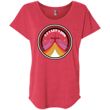 T-Shirts Vintage Red / X-Small 3 2 1 Lets Jam Triblend Dolman Sleeve