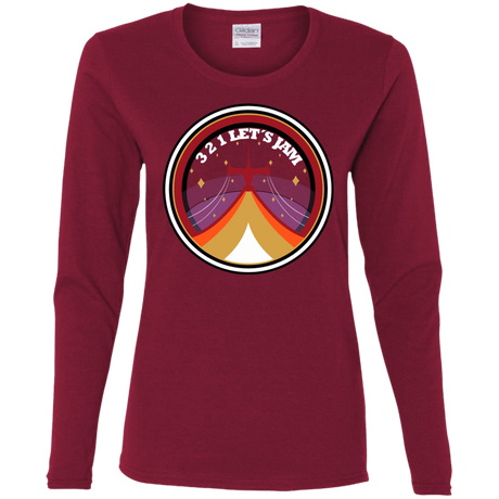 T-Shirts Cardinal / S 3 2 1 Lets Jam Women's Long Sleeve T-Shirt