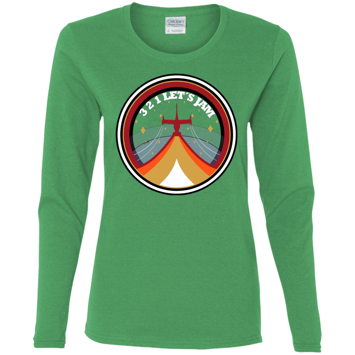 T-Shirts Irish Green / S 3 2 1 Lets Jam Women's Long Sleeve T-Shirt