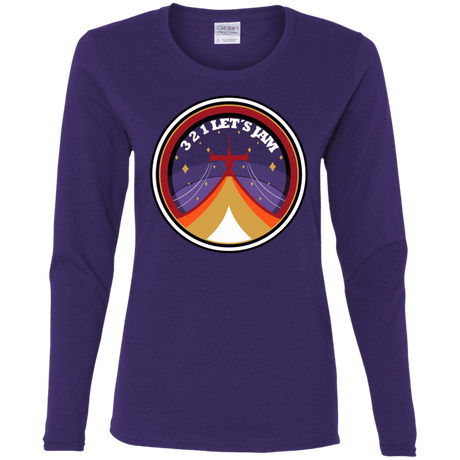 T-Shirts Purple / S 3 2 1 Lets Jam Women's Long Sleeve T-Shirt