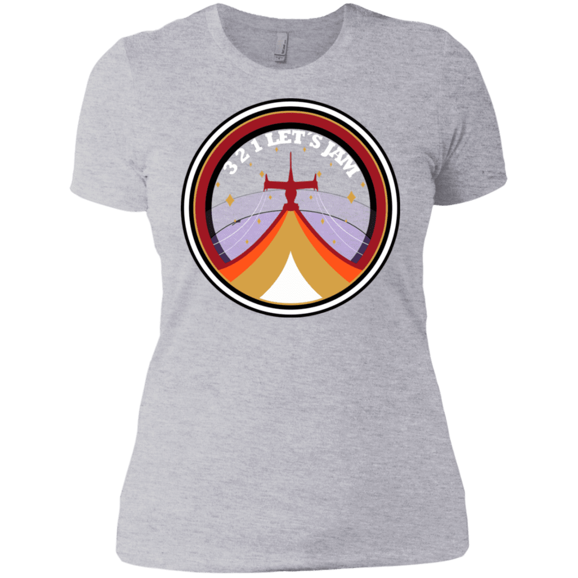 T-Shirts Heather Grey / X-Small 3 2 1 Lets Jam Women's Premium T-Shirt