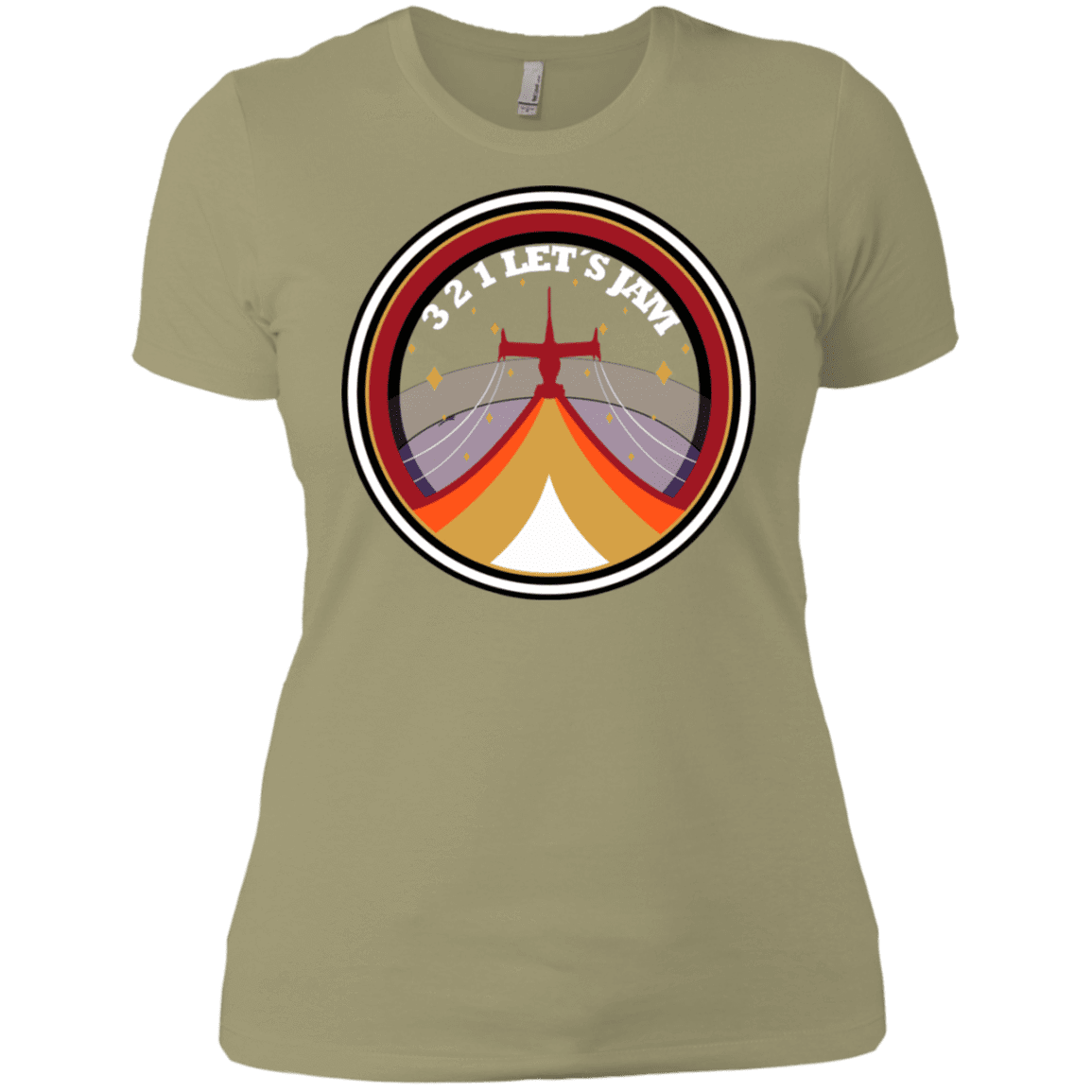 T-Shirts Light Olive / X-Small 3 2 1 Lets Jam Women's Premium T-Shirt