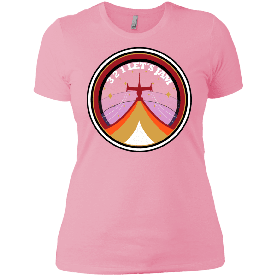 T-Shirts Light Pink / X-Small 3 2 1 Lets Jam Women's Premium T-Shirt