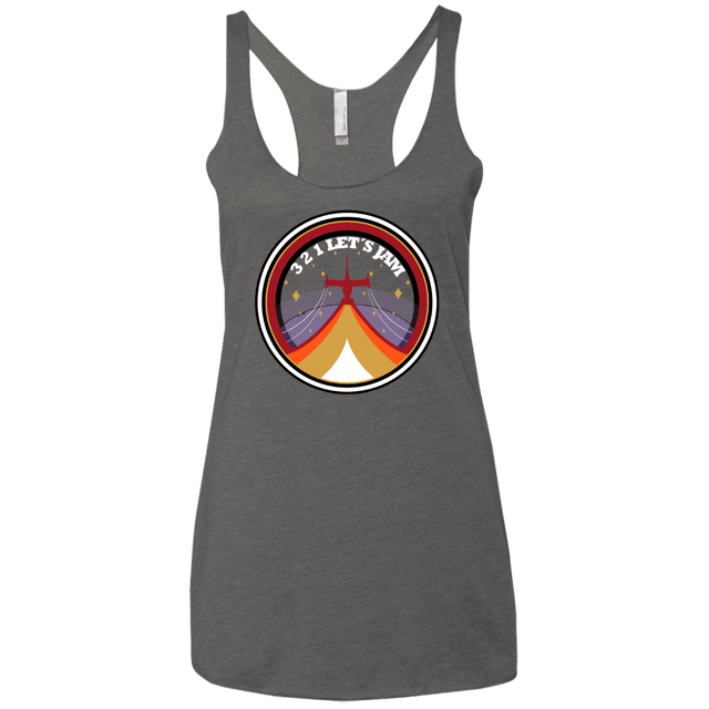 T-Shirts Premium Heather / X-Small 3 2 1 Lets Jam Women's Triblend Racerback Tank