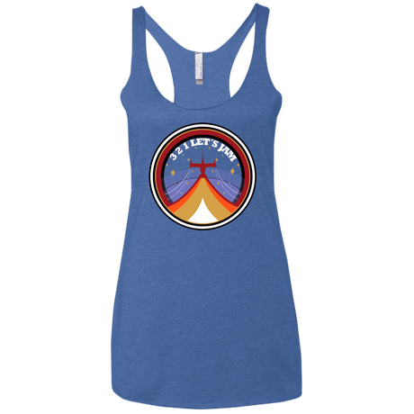 T-Shirts Vintage Royal / X-Small 3 2 1 Lets Jam Women's Triblend Racerback Tank