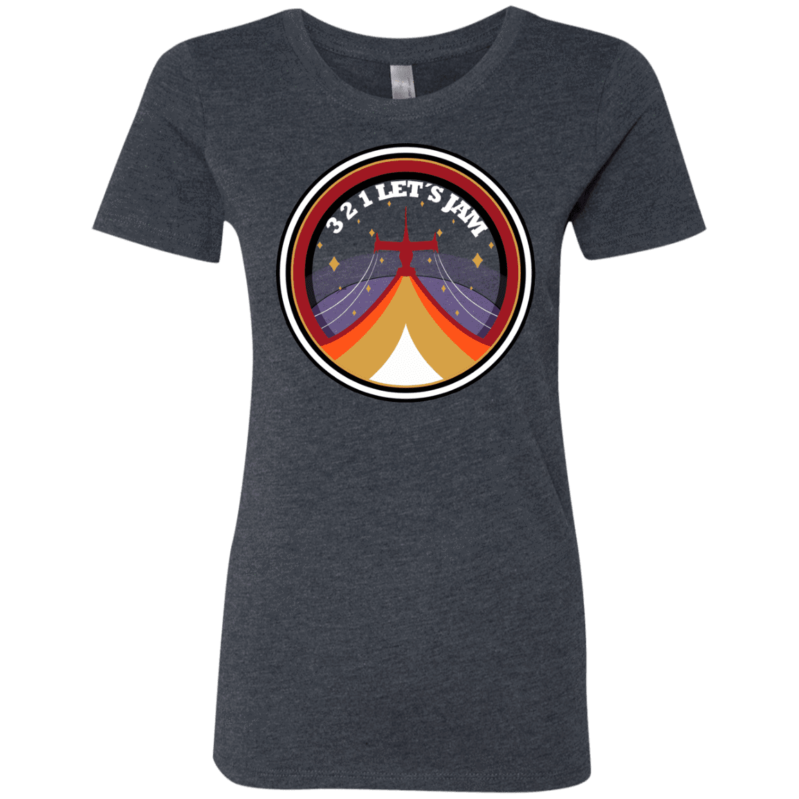 T-Shirts Vintage Navy / S 3 2 1 Lets Jam Women's Triblend T-Shirt