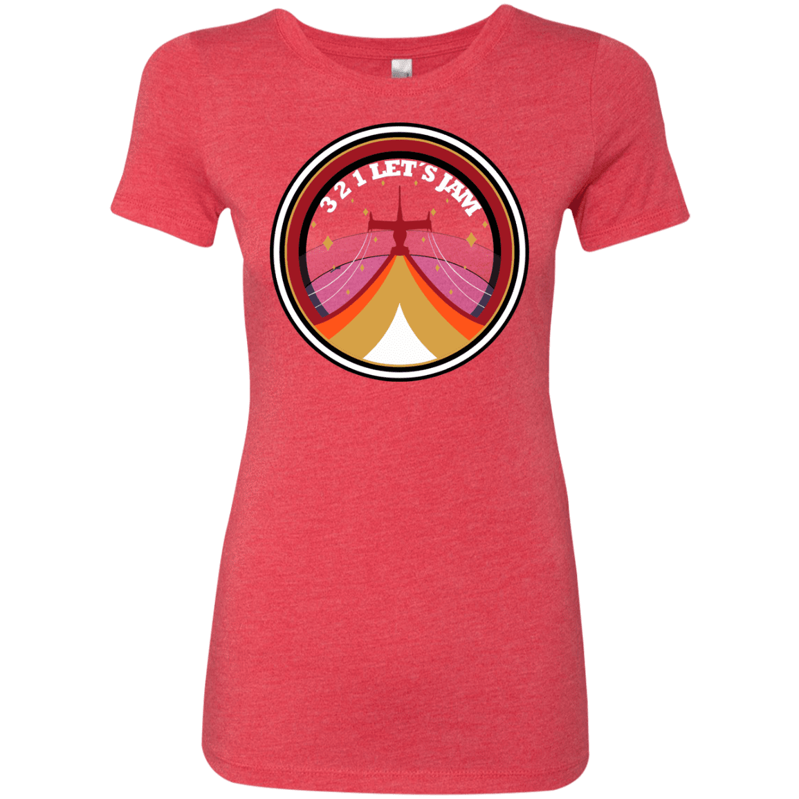 T-Shirts Vintage Red / S 3 2 1 Lets Jam Women's Triblend T-Shirt
