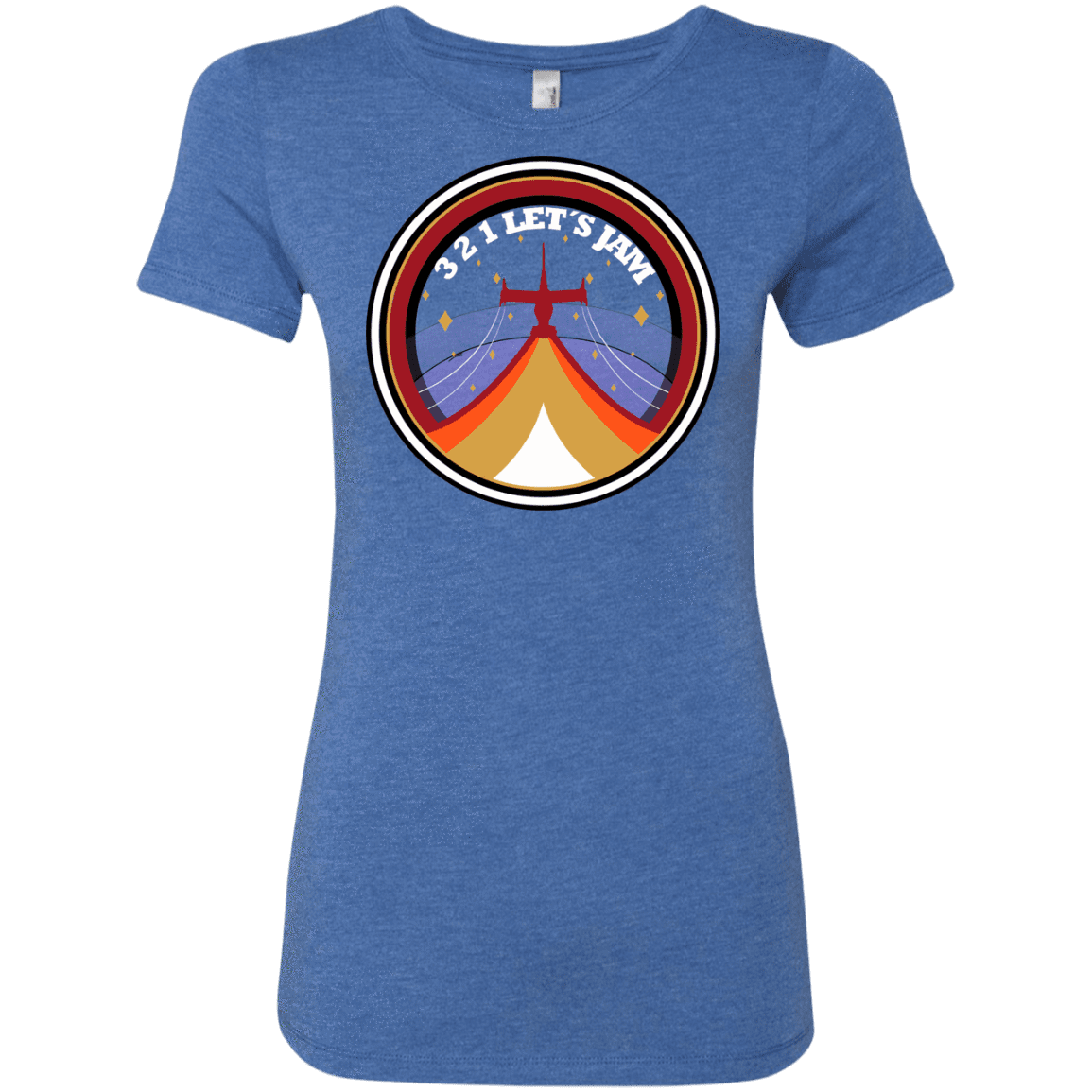 T-Shirts Vintage Royal / S 3 2 1 Lets Jam Women's Triblend T-Shirt
