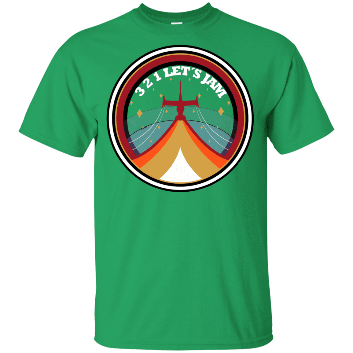 T-Shirts Irish Green / YXS 3 2 1 Lets Jam Youth T-Shirt