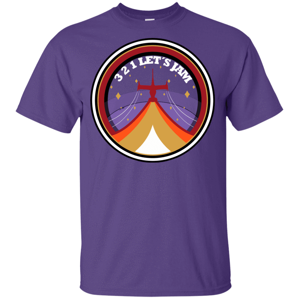T-Shirts Purple / YXS 3 2 1 Lets Jam Youth T-Shirt