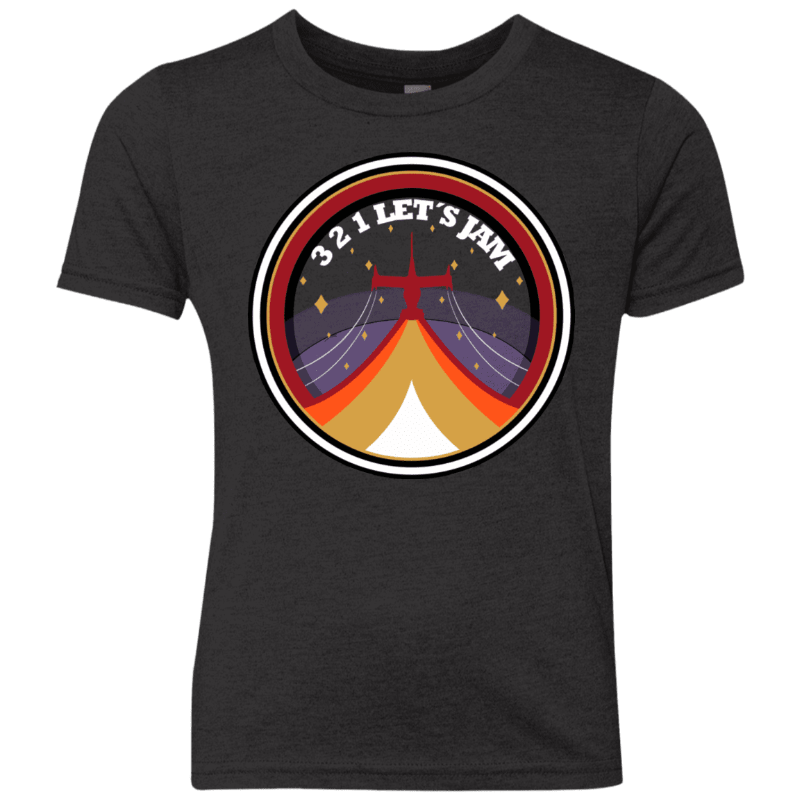 T-Shirts Vintage Black / YXS 3 2 1 Lets Jam Youth Triblend T-Shirt