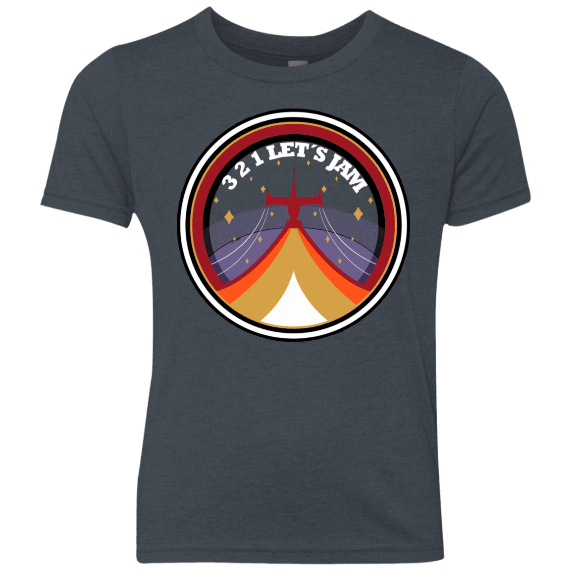 T-Shirts Vintage Navy / YXS 3 2 1 Lets Jam Youth Triblend T-Shirt