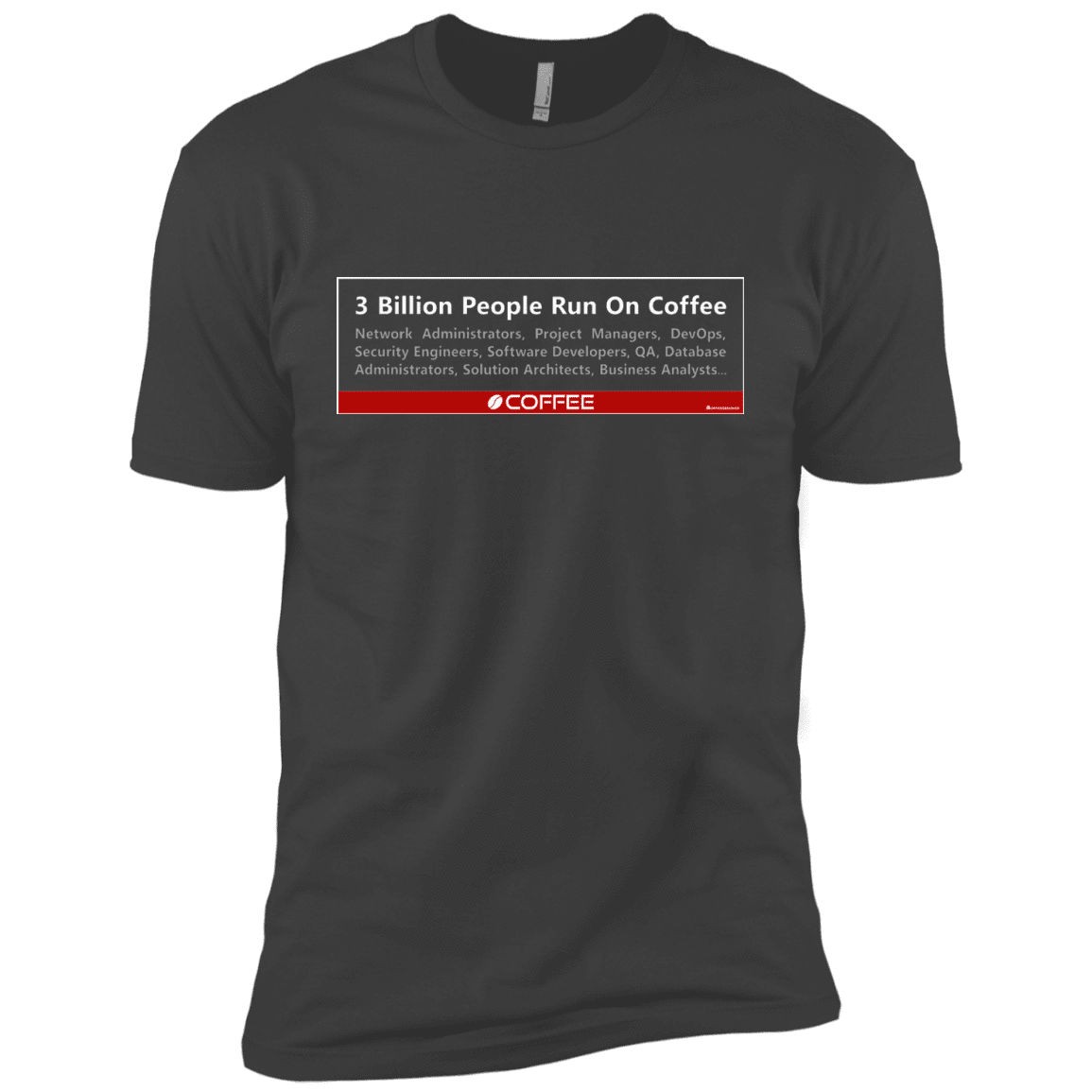 3 Billion People Run On Java Boys Premium T-Shirt