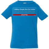 T-Shirts Cobalt / 6 Months 3 Billion People Run On Java Infant Premium T-Shirt