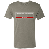 T-Shirts Venetian Grey / Small 3 Billion People Run On Java Men's Triblend T-Shirt