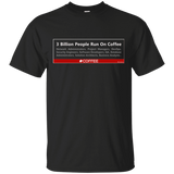 T-Shirts Black / Small 3 Billion People Run On Java T-Shirt