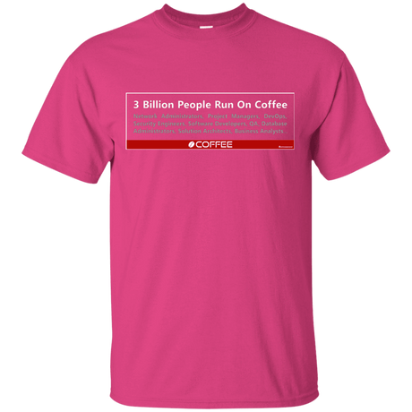 T-Shirts Heliconia / Small 3 Billion People Run On Java T-Shirt