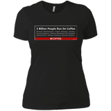T-Shirts Black / X-Small 3 Billion People Run On Java Women's Premium T-Shirt