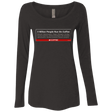 T-Shirts Vintage Black / Small 3 Billion People Run On Java Women's Triblend Long Sleeve Shirt