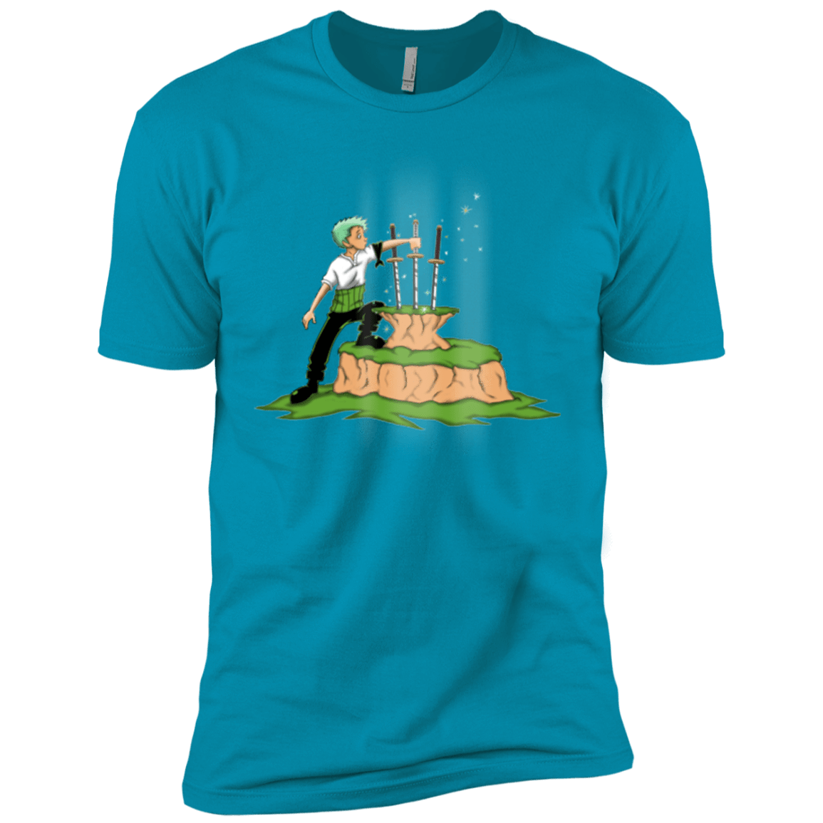 T-Shirts Turquoise / YXS 3 Swords in the Stone Boys Premium T-Shirt