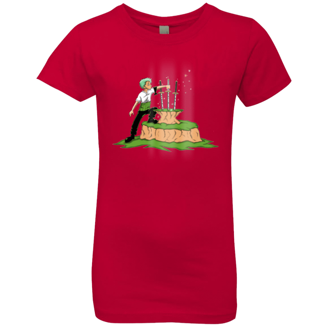 T-Shirts Red / YXS 3 Swords in the Stone Girls Premium T-Shirt