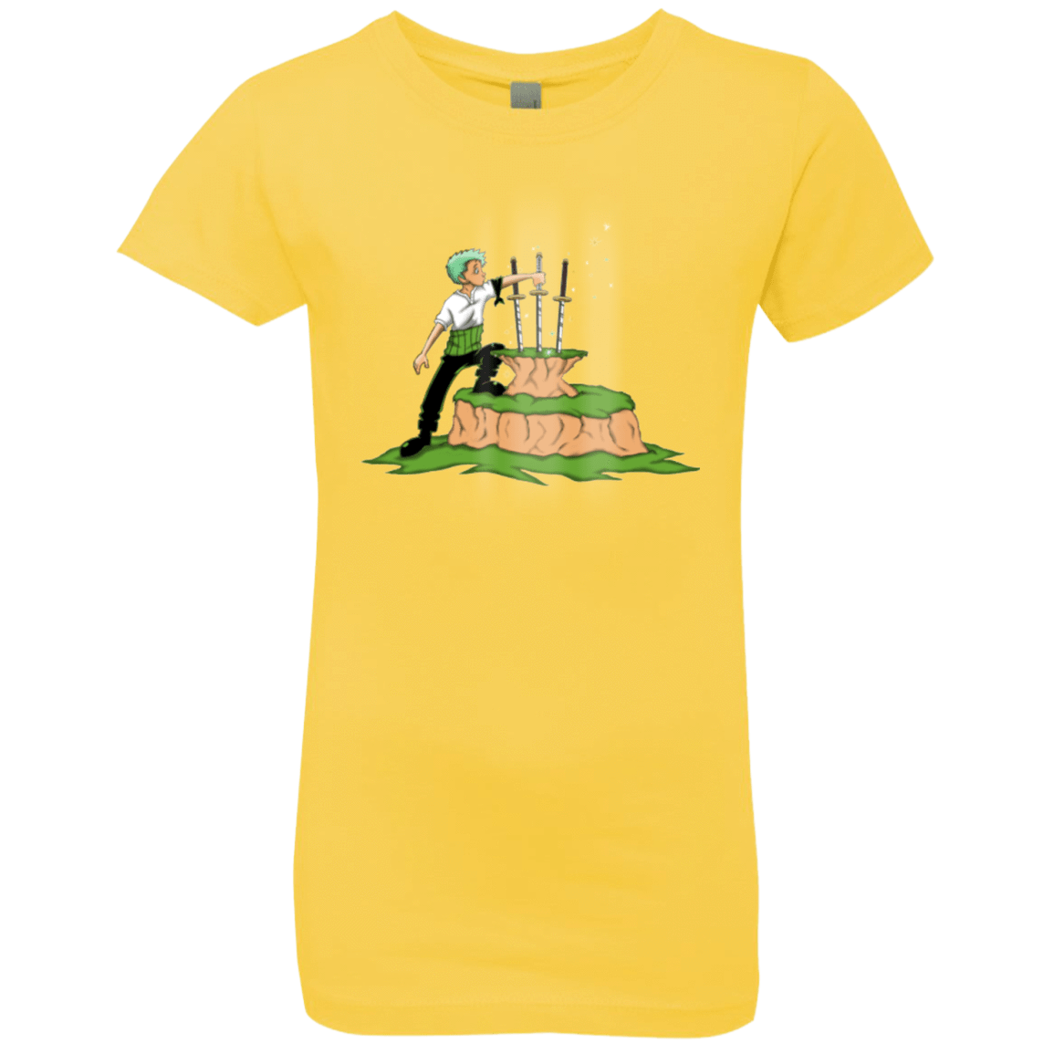 T-Shirts Vibrant Yellow / YXS 3 Swords in the Stone Girls Premium T-Shirt
