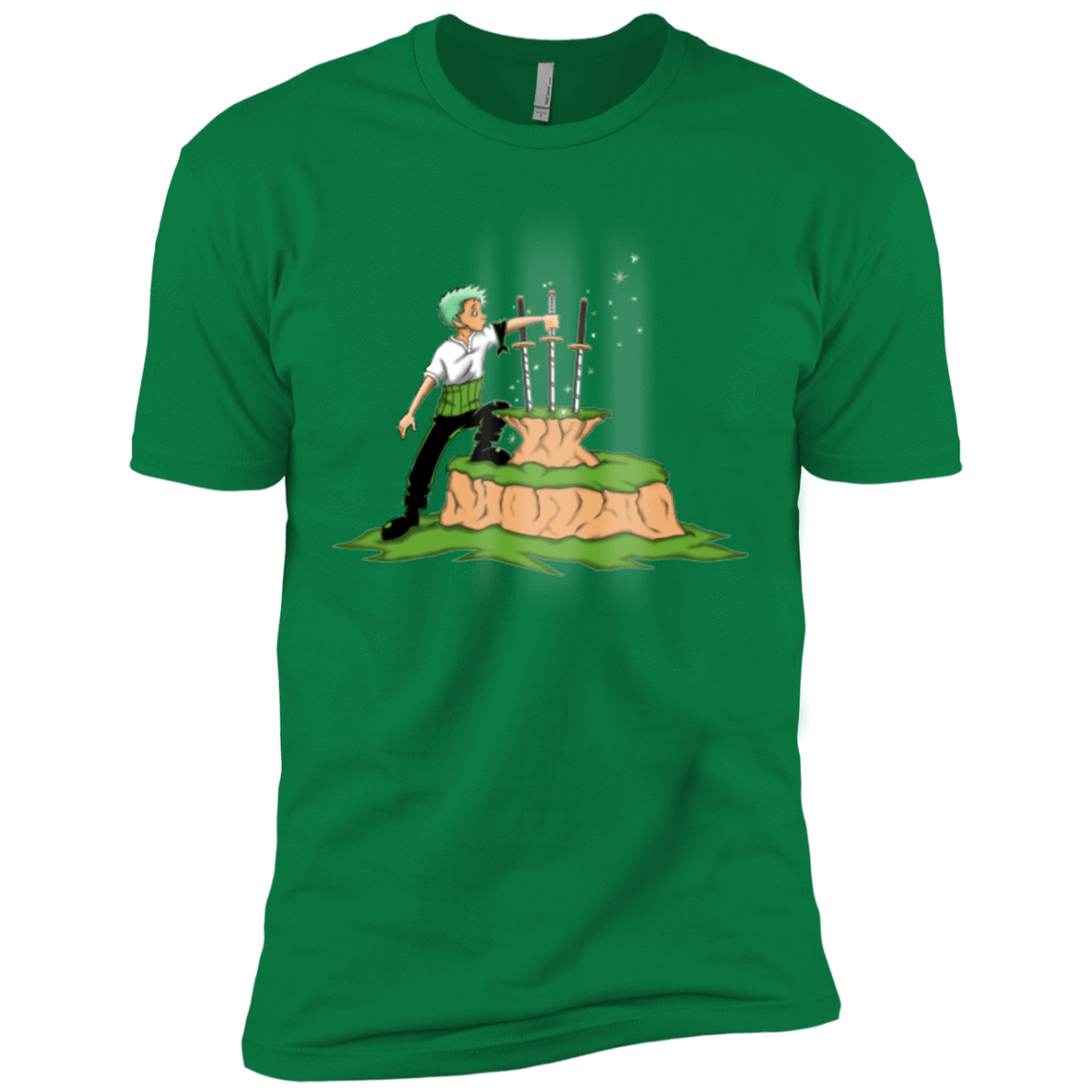 T-Shirts Kelly Green / X-Small 3 Swords in the Stone Men's Premium T-Shirt