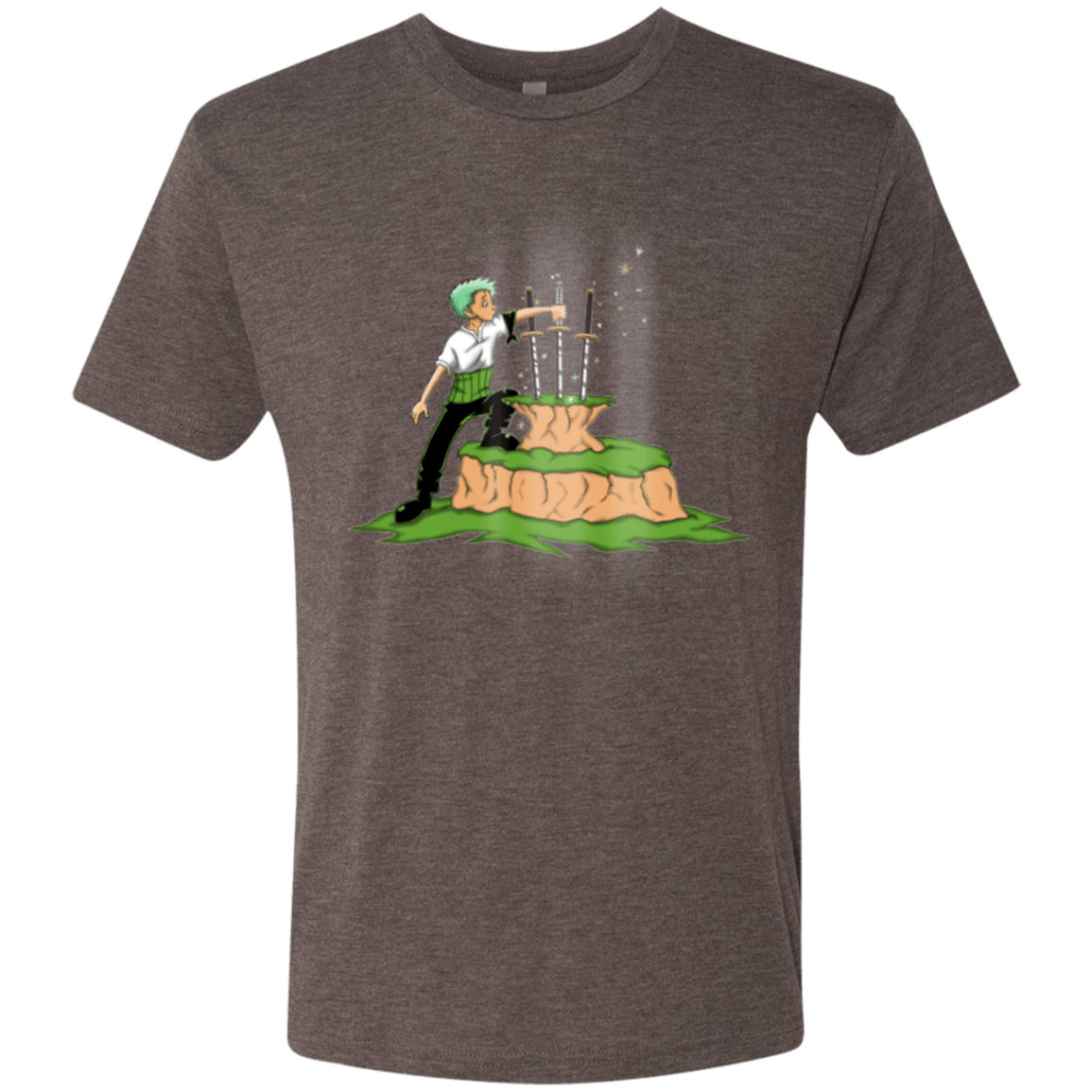 T-Shirts Macchiato / Small 3 Swords in the Stone Men's Triblend T-Shirt