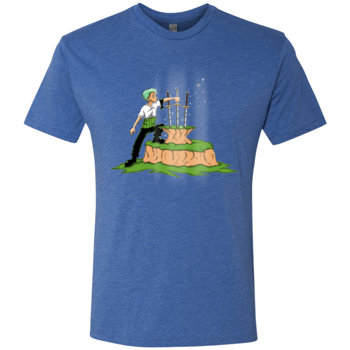 T-Shirts Vintage Royal / Small 3 Swords in the Stone Men's Triblend T-Shirt