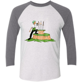 T-Shirts Heather White/Premium Heather / X-Small 3 Swords in the Stone Triblend 3/4 Sleeve