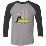 T-Shirts Premium Heather/ Vintage Black / X-Small 3 Swords in the Stone Triblend 3/4 Sleeve