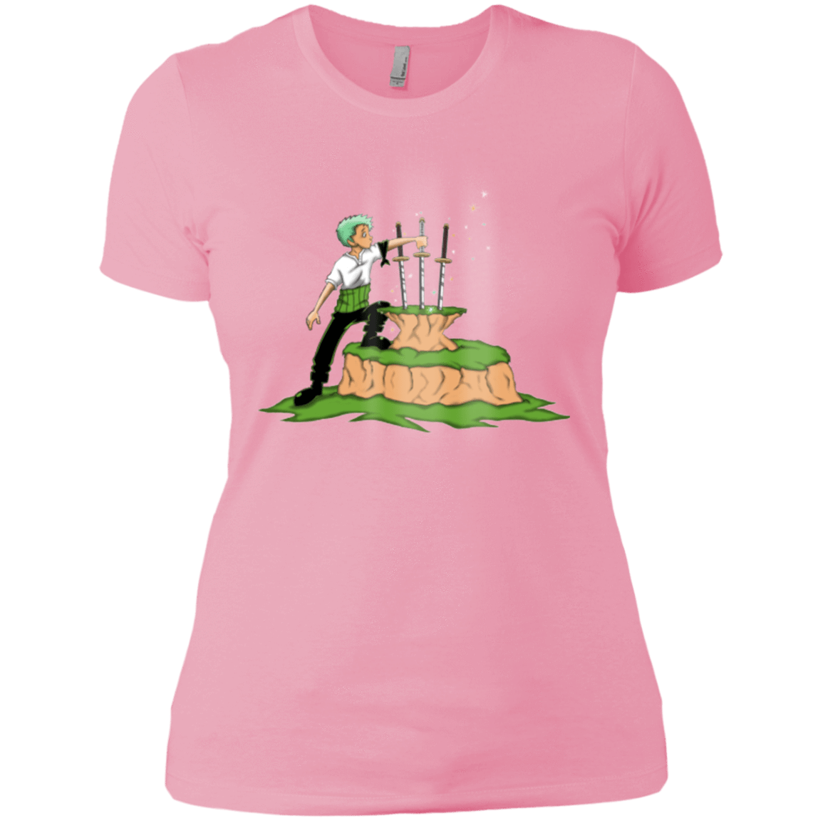 T-Shirts Light Pink / X-Small 3 Swords in the Stone Women's Premium T-Shirt