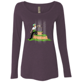 T-Shirts Vintage Purple / Small 3 Swords in the Stone Women's Triblend Long Sleeve Shirt