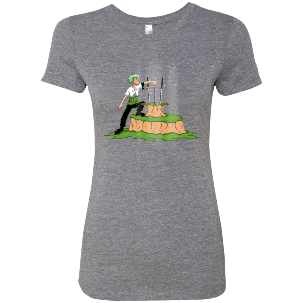 T-Shirts Premium Heather / Small 3 Swords in the Stone Women's Triblend T-Shirt