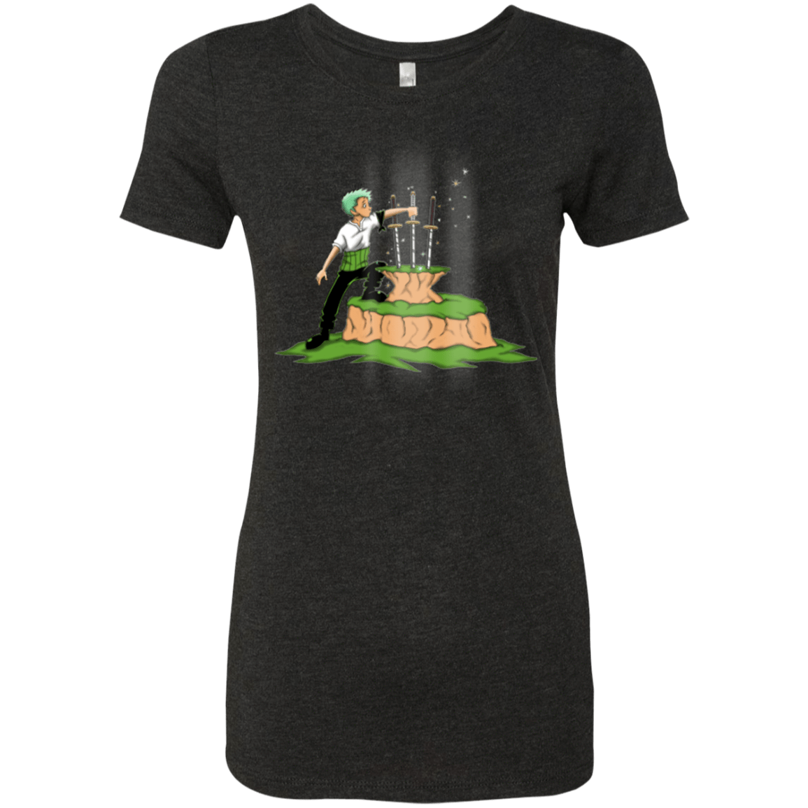 T-Shirts Vintage Black / Small 3 Swords in the Stone Women's Triblend T-Shirt