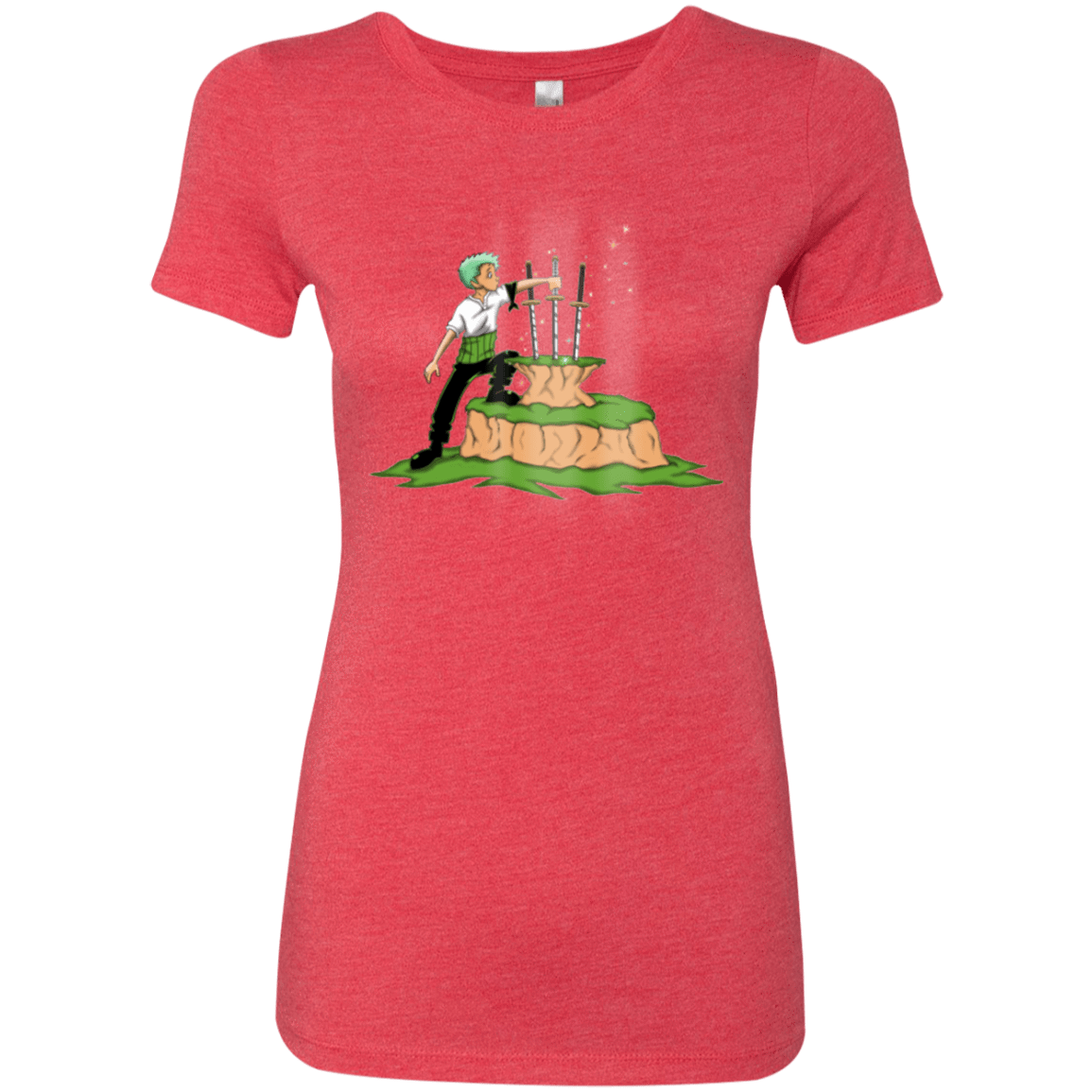 T-Shirts Vintage Red / Small 3 Swords in the Stone Women's Triblend T-Shirt