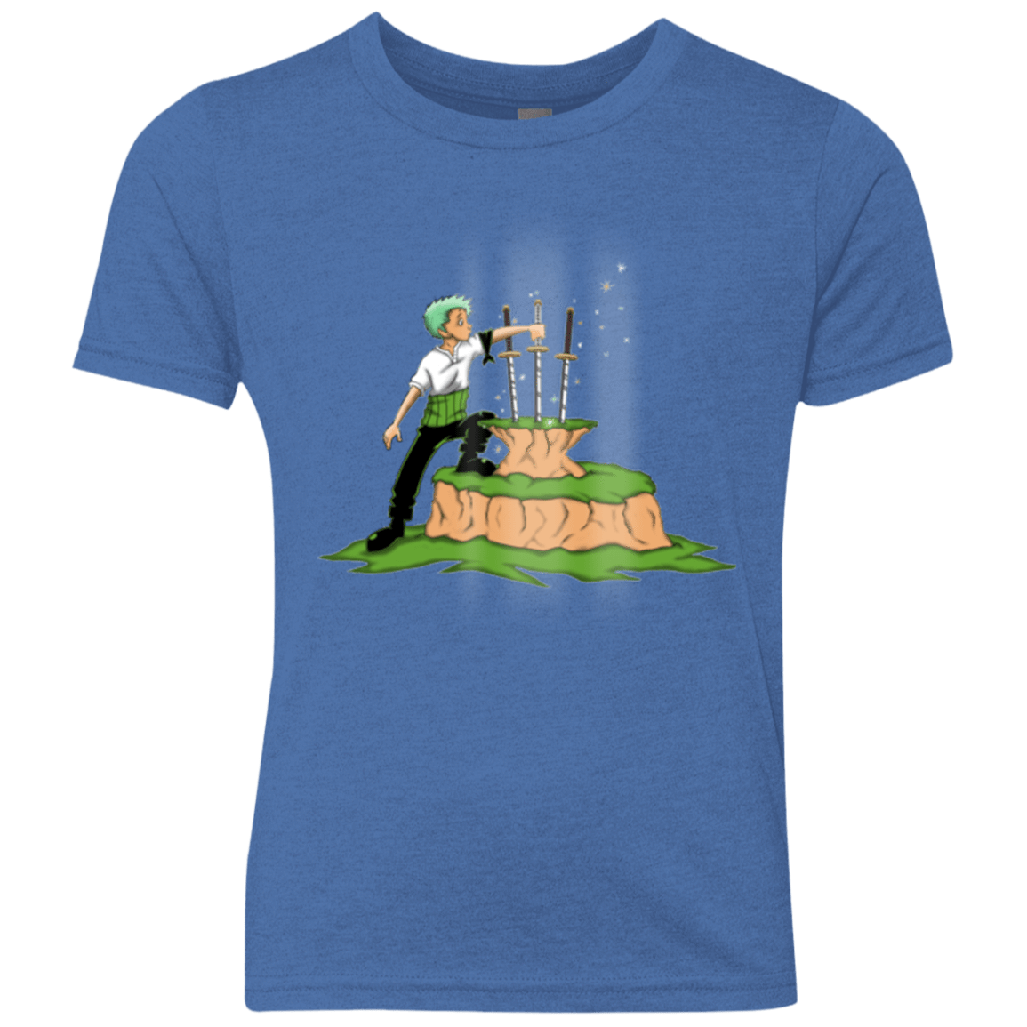 T-Shirts Vintage Royal / YXS 3 Swords in the Stone Youth Triblend T-Shirt