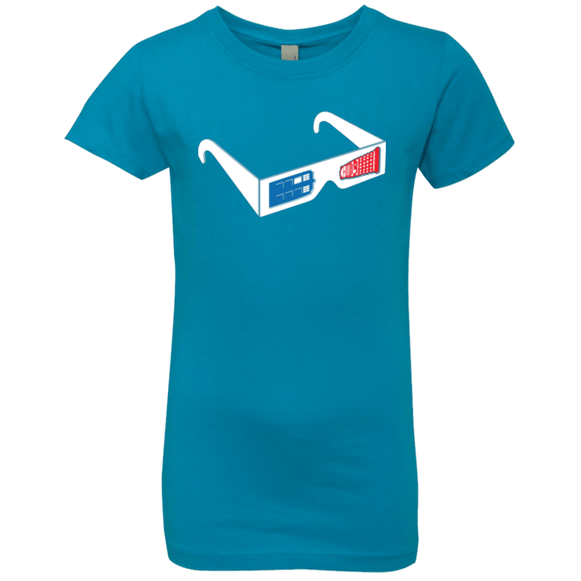 T-Shirts Turquoise / YXS 3DW Girls Premium T-Shirt
