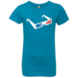 T-Shirts Turquoise / YXS 3DW Girls Premium T-Shirt
