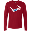 T-Shirts Cardinal / Small 3DW Men's Premium Long Sleeve